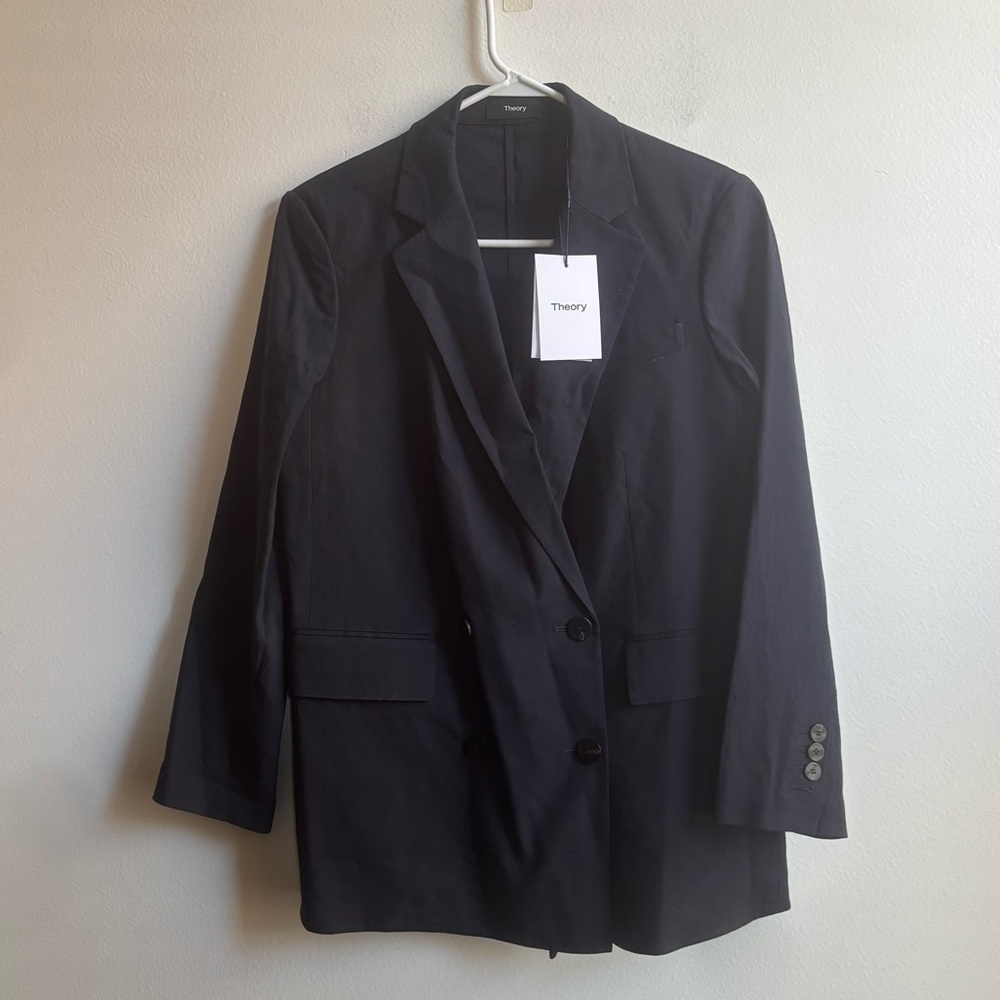 Theory | Deep Navy Piazza Jacket - Picture 3 of 5